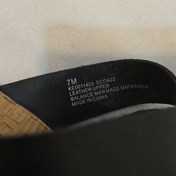 Black, Kork-Ease wedge. Size 7 - Picture 7 of 9